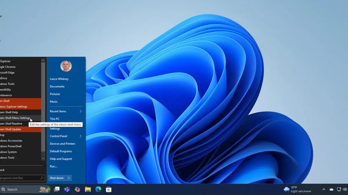 Start menu