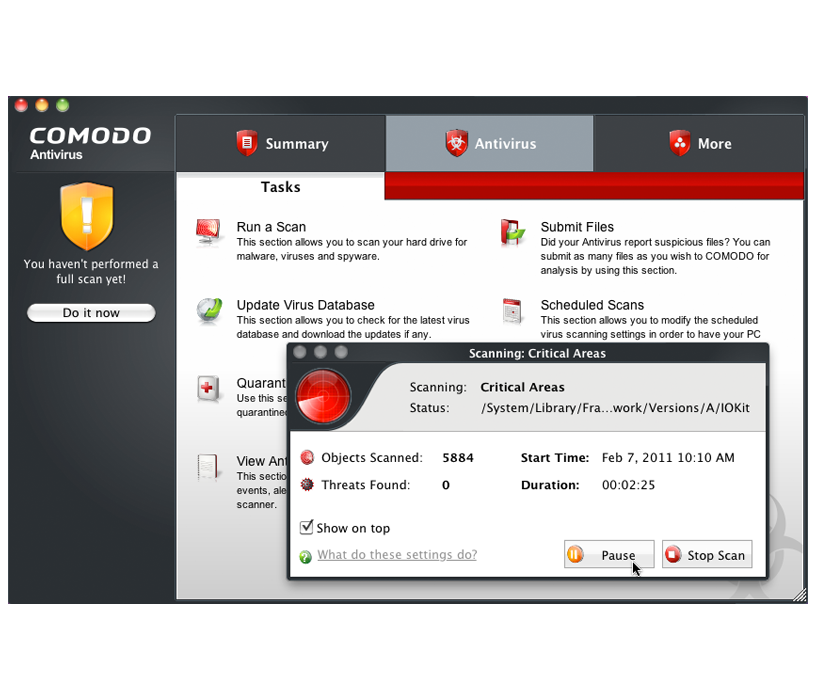 Не устанавливается антивирус comodo